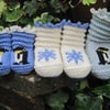 Winter Booties - Knitting Pattern in pdf for baby booties