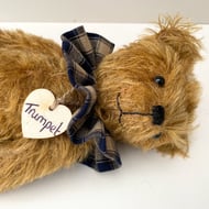 Mohair teddy bear, handmade one of a kind traditional artist bear