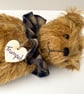 Mohair teddy bear, handmade one of a kind traditional artist bear