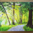 Woodland Glow greetings card