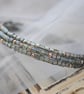 Silver grey wrap (memory wire) bracelet - Image 2