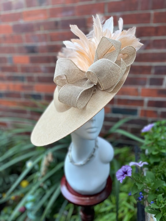 Beautiful Handmade hat, Hat for the Races, Hats for Ascot, Special Occasion Hats