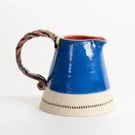 Sky Blue classic Adorable durable Stoneware Ceramic Jug Pitcher