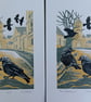 The Jackdaws - linoprint - Image 3