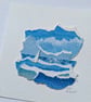 Splendid Isolation - Original miniature collage. Unmounted 