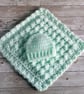 Doll Blanket and Hat,Crochet  Accessories 7 Colour Options - Image 8