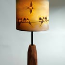 Swallows Drum Lampshade by Lily Greenwood - Small - 20cm