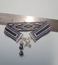 Seed bead loom handmade Charm bracelet 