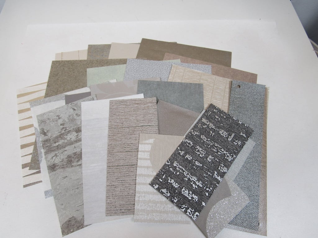 Mixed Silver Grey Wallpaper Craft Pack