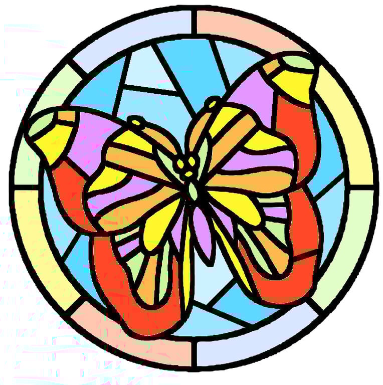 A Silicone Mold or Mould To Make A Wall Plaque Featuring A Butterfly