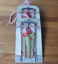 Vintage Sleigh Christmas Gift Tags. - Image 2