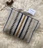 Wool Pouch - Honey. Handwoven in Wales