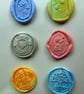 Set Of Six Pastel Wax Seals - Image 5