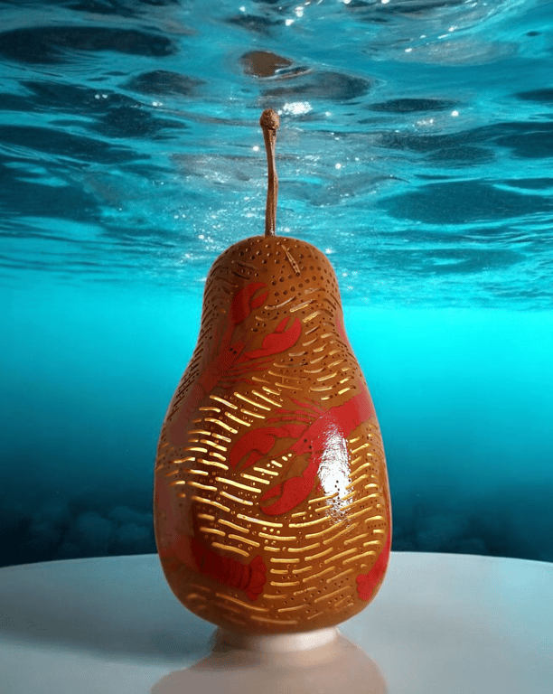 Lobster Love Gourd Lamp 