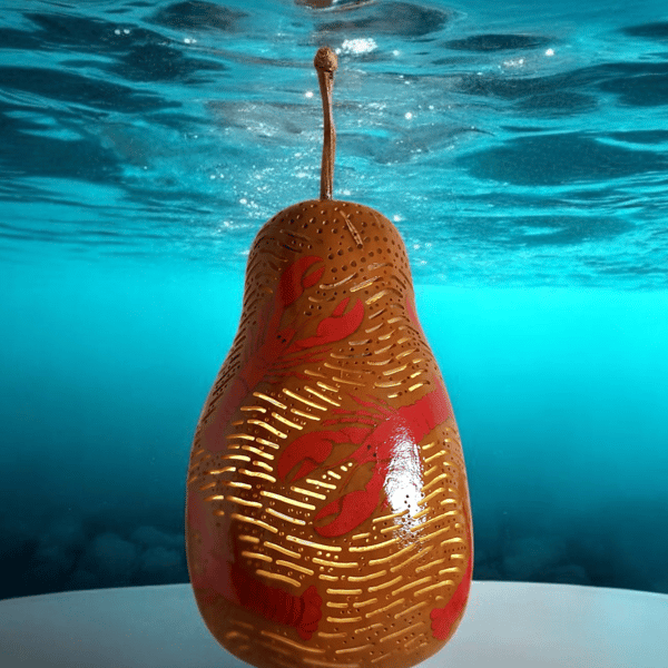 Lobster Gourd Lamp 