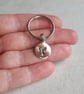 Aries Zodiac Symbol Key Ring - Hand Stamped Copper  - 7th Anniversary Gift - Image 2