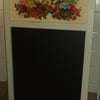 Large Decorated Chalk Board Blackboard Jam Shabby Chic Country Kitchen Decoupage