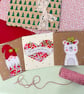 Stitched Christmas Card Set - Image 2