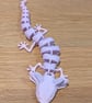 AXOLOTL - 3D printed, pastel colour, fully articulated fidget