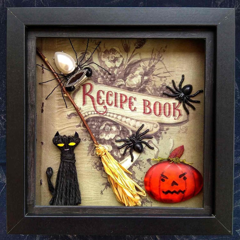 Cooking up Trouble Halloween Box Frame