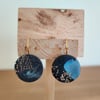 Starry night polymer clay  earrings