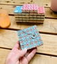 Mini Hand Bound Mixed Media Sketchbooks with Button Closures.