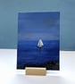 Sailing - Portpatrick. Unframed original art - Image 3