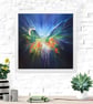 Caught in the Act is a framed print on canvas an idyllic alpine scene exploding  - Image 1