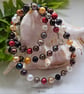 Designer Multicoloured Freshwater Culture Pearl Sterling Silver Necklace - Image 5