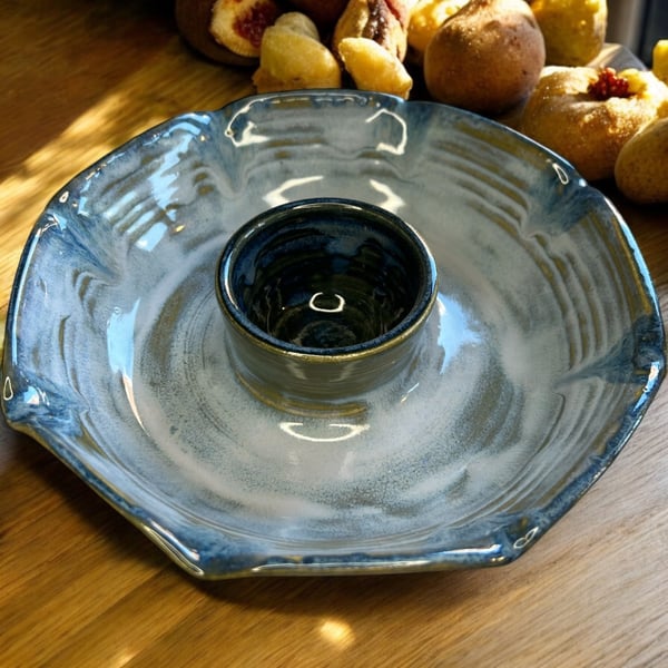 Handcrafted Chip & Dip Bowl 