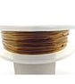 0.4mm Antique Bronze Colour Copper Wire, 20 Metre Coil, Wire Craft Supply - Image 1