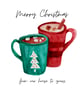 Christmas card - hot chocolate design