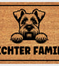 Glen of Imaal Terrier Door Mat No.1 - Personalised Glen Welcome Mat - 3 Sizes