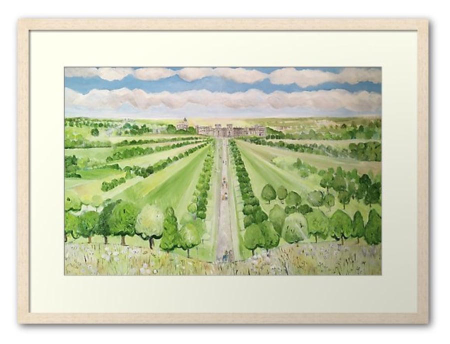 Framed Print Wall Art Taken From The Original Oil Painting ‘The Long Walk’