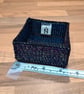 Small tray for small items - black, blue, pink, green mix pattern - Image 4