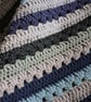 Crochet blanket blues and greens - Image 1