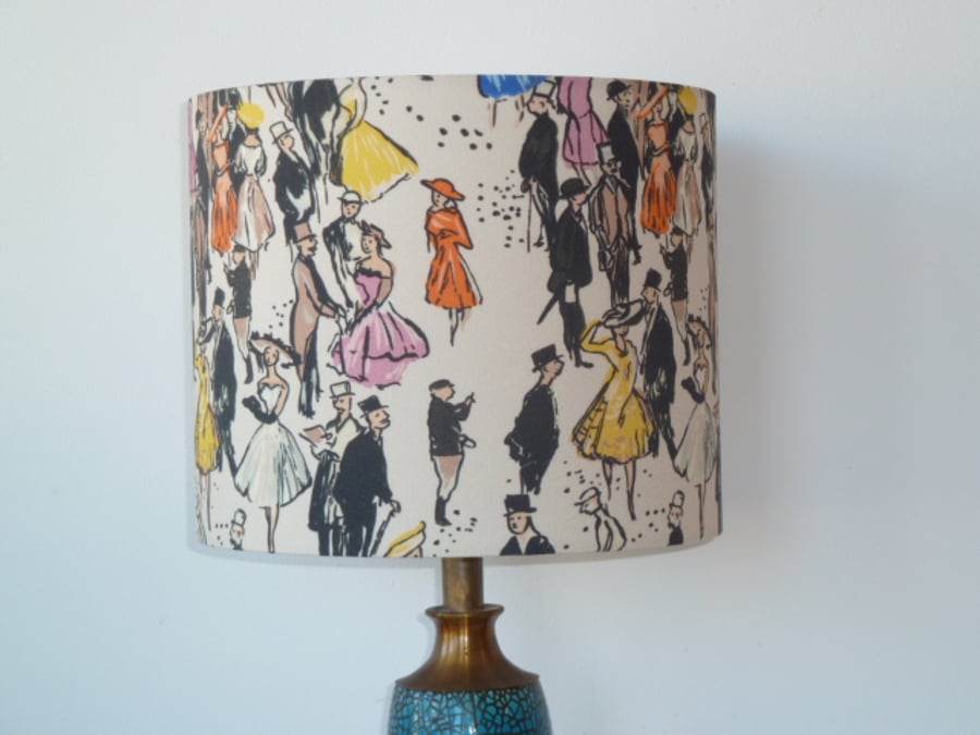 Day at the Races Drum Lampshade 25cm