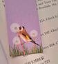 Goldfinch and Dandelion Bookmark - Image 2