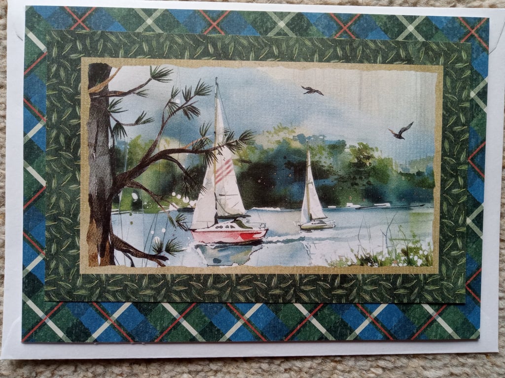 Vintage-style greeting card - Unique card - Sympathy Card - Get Well Soon Card