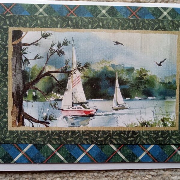 Vintage-style greeting card - Unique Card - Sympathy Card - Get Well Soon Card