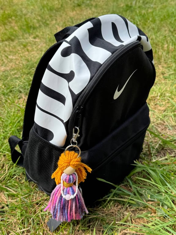 Rose Quartz Guardian Angel - Premium Bag Charm & Keyring by SoFINest