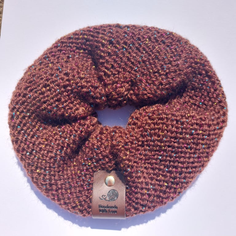 Hot Chocolate XL Scrunchie Hair Tie multi coloured bobble 