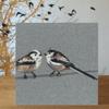 Long-tailed tit card