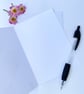 Handmade Real Pressed Flower, Poppy Greeting card - Image 3