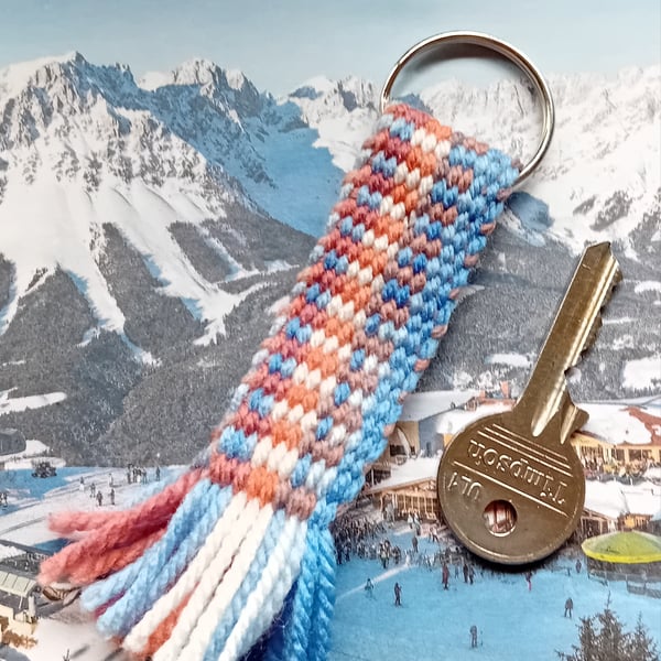 Handwoven keyring