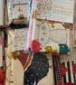 Mixed Fabric Crafting Bundle - Textile Art, Slow Stitch, Cards, Dolls House, 
