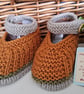 Designer Baby Boy's Hand Knitted Shoes 6 months size - Image 3