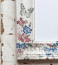 Rustic Shabby Chic Floral Butterfly Pboto Frame - Image 3