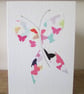 Bright Handmade Butterfly Card, bank inside - Image 4