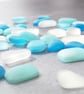 Tumbled Frosted Glass - Mixed Sizes - Various Amounts - Light Blue Sea Glass - Image 9